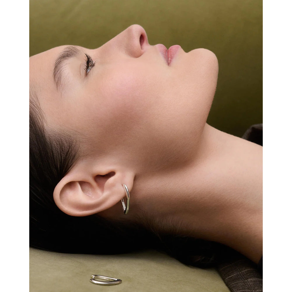 PDPAOLA Mini naušnice Vento - srebrne