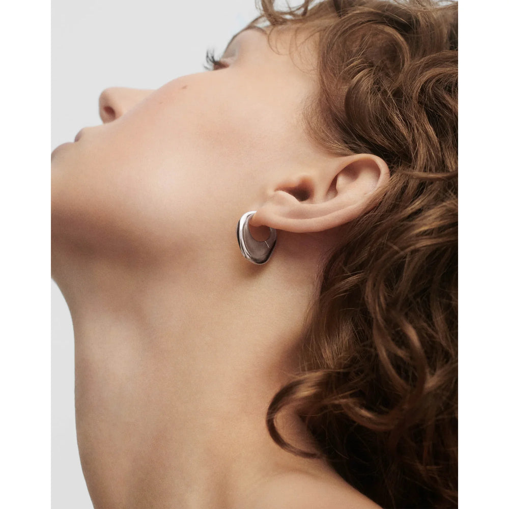 PDPAOLA Volcano naušnice - srebrne