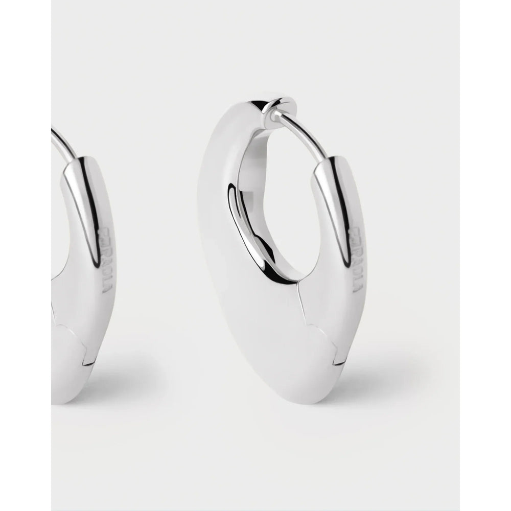 PDPAOLA Volcano naušnice - srebrne