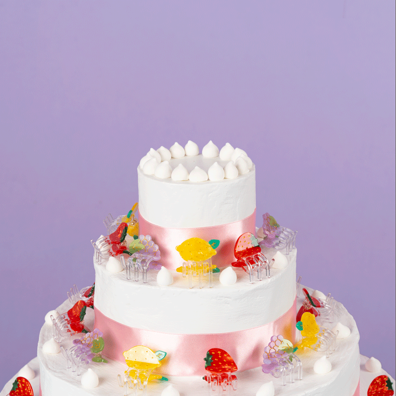 Coucou Suzette Mini kopča za kosu Grape