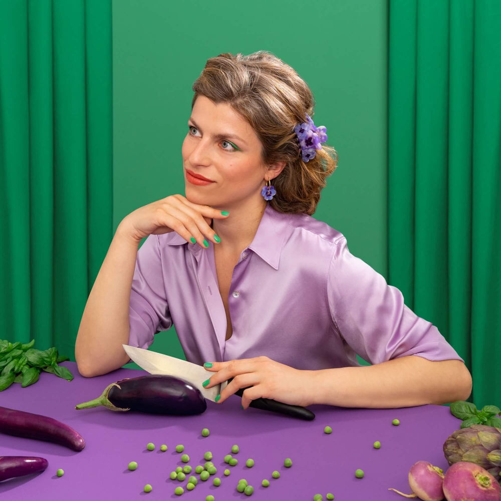 Coucou Suzette Kopča za kosu Three Pansies