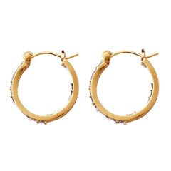 Crystal Haze Mini ring naušnice - Lavender