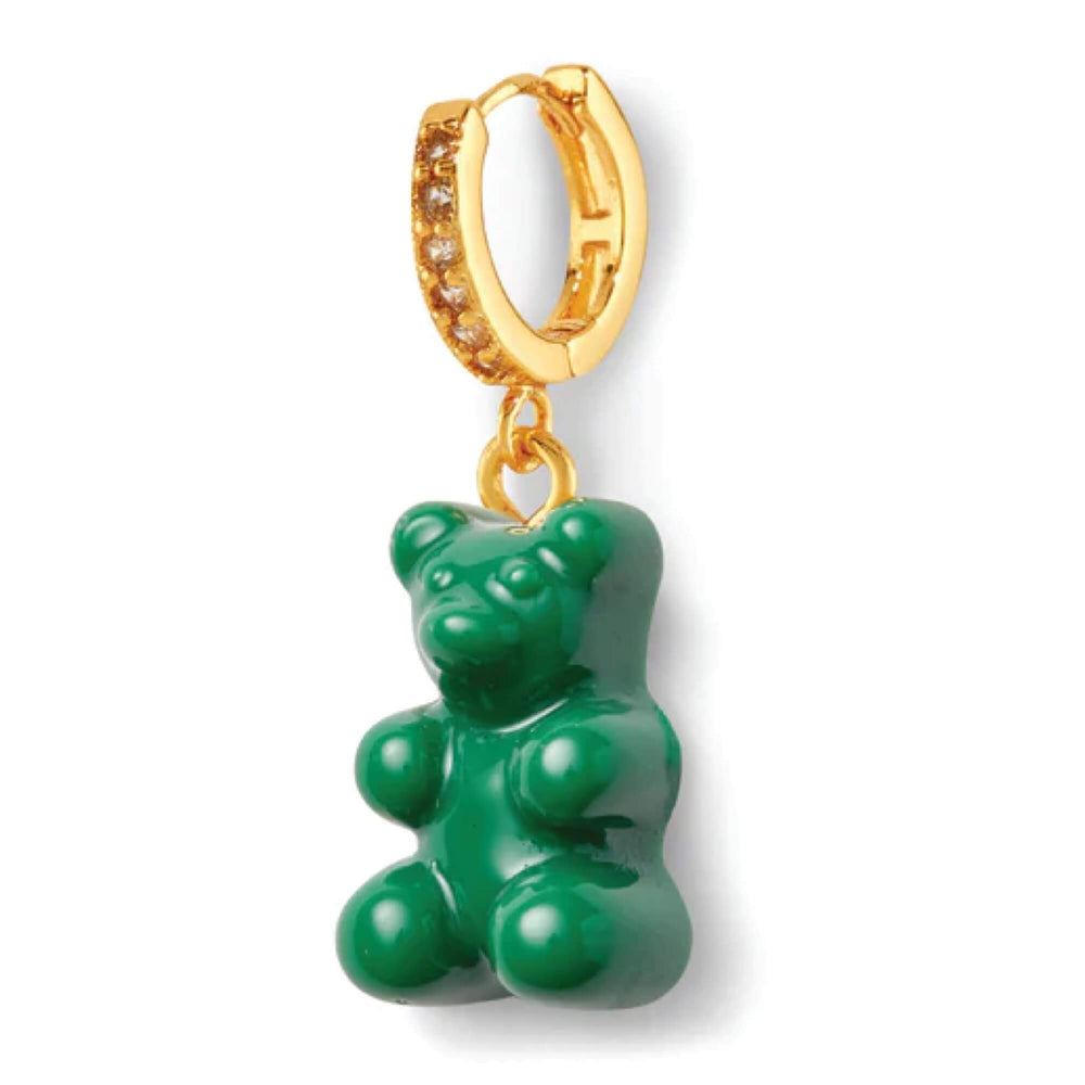 Crystal Haze Nostalgia bear naušnica - Vegan