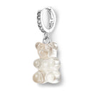 Crystal Haze Nostalgia bear naušnica Ice - srebrna