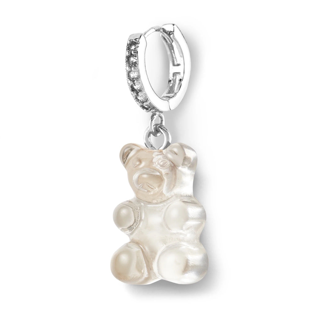 Crystal Haze Nostalgia bear naušnica Ice - srebrna